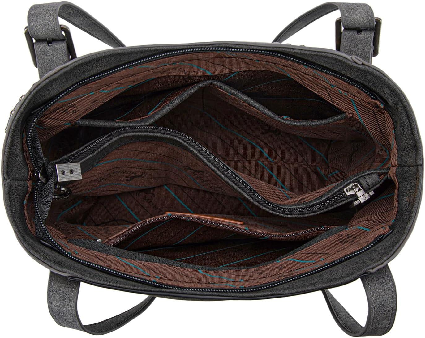 imageMontana West Western Tote Bag for Women Embroidered Shoulder Bag Tooled Purse