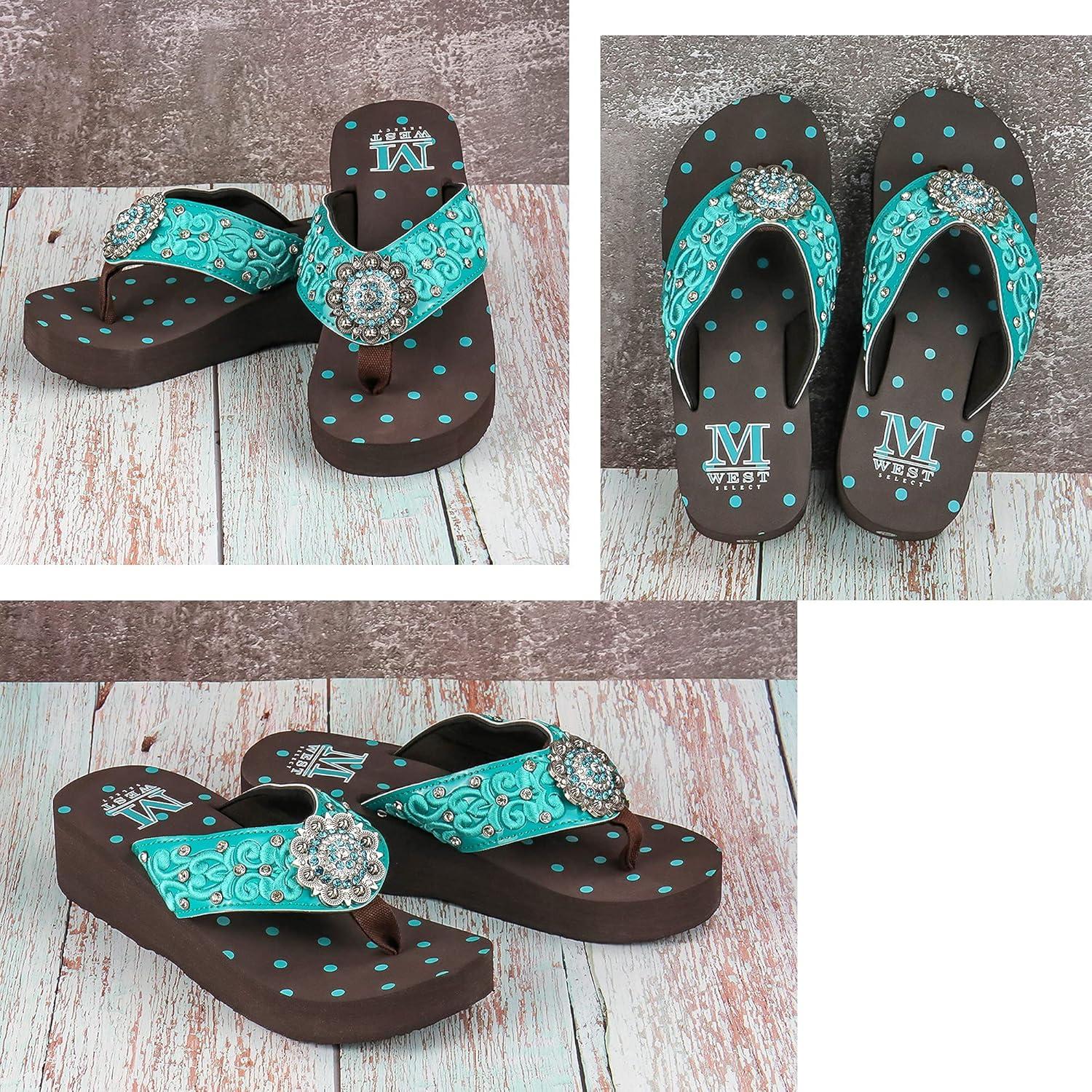 imageMontana West Womens Platform Flip Flop Comfortable outdoor Wedge FlipFlops Athletic Walking Thong Slippers SE95001 TQ9