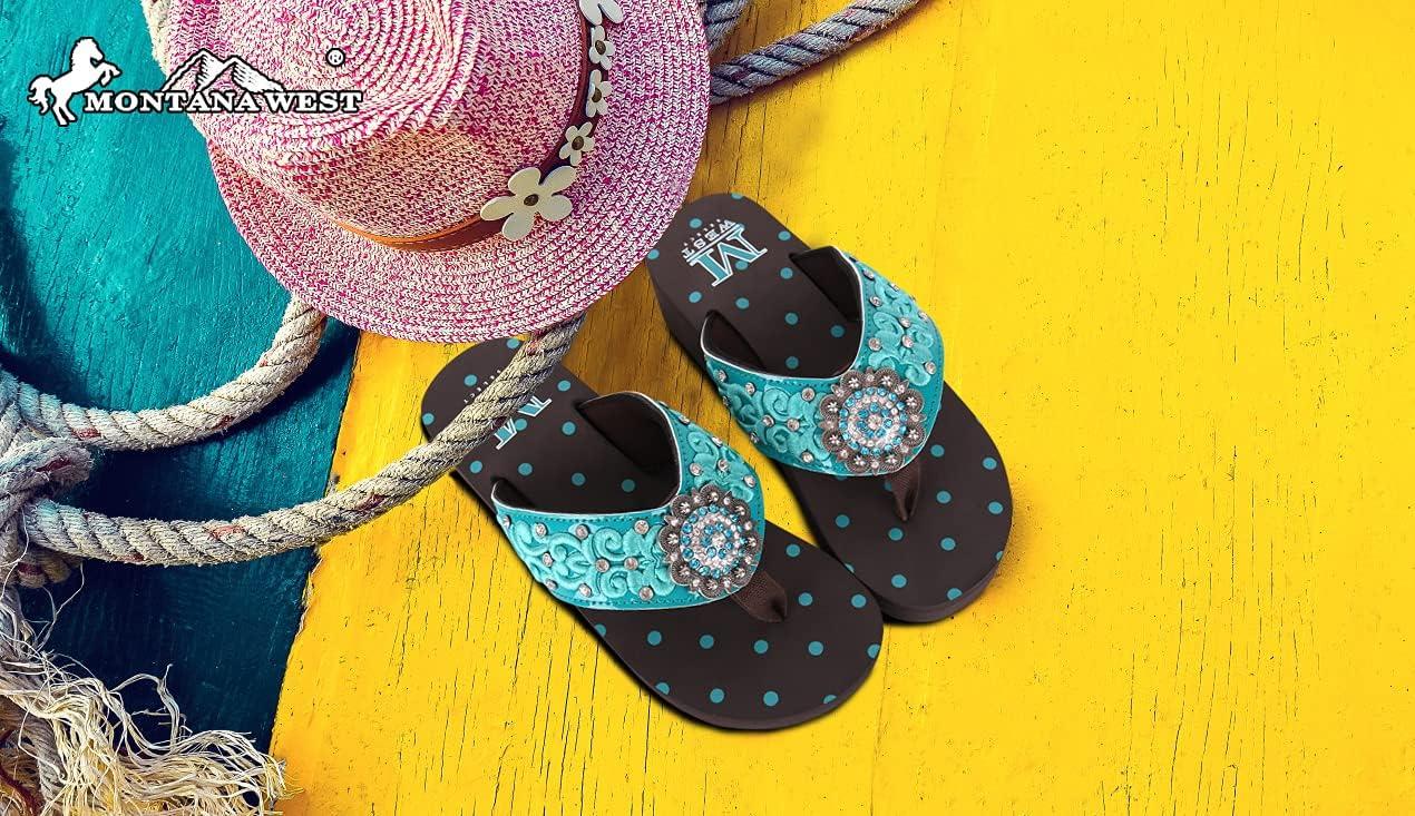 imageMontana West Womens Platform Flip Flop Comfortable outdoor Wedge FlipFlops Athletic Walking Thong Slippers SE95001 TQ9