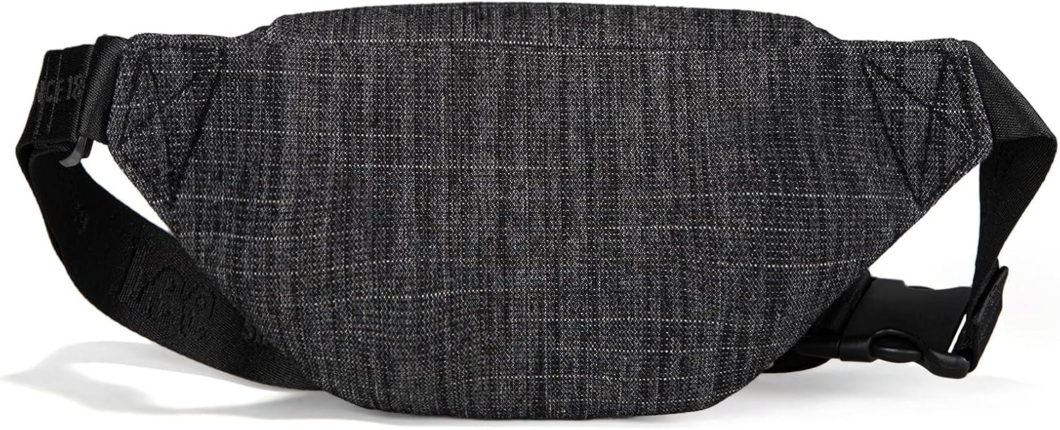 imageMontana West x Lee Fanny Pack for Women Denim Waist Pack Travel Belt Bags with Detachable Earphone Pouch LEE58004BKBlack