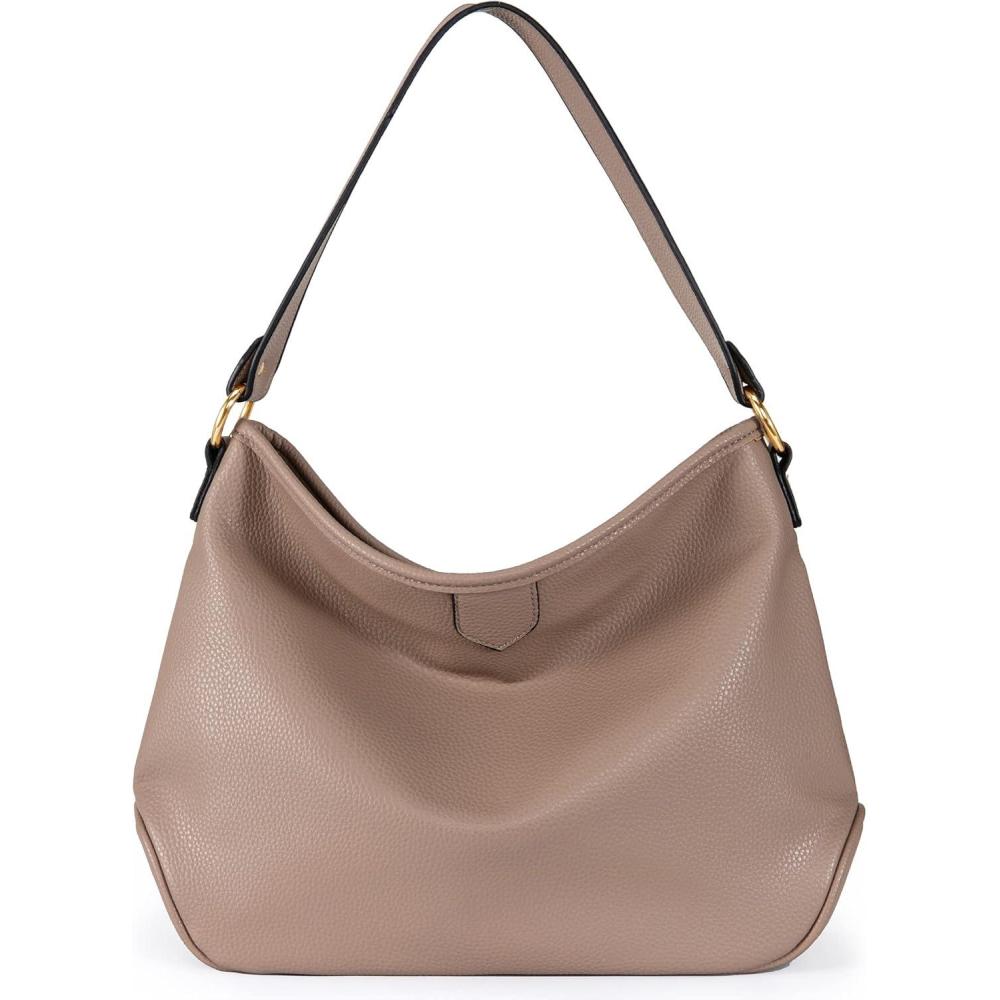 imageLarge Hobo Crossbody Bags for Women Shoulder Purse Work Daily Handbags with Adjustable StrapSolid Khaki