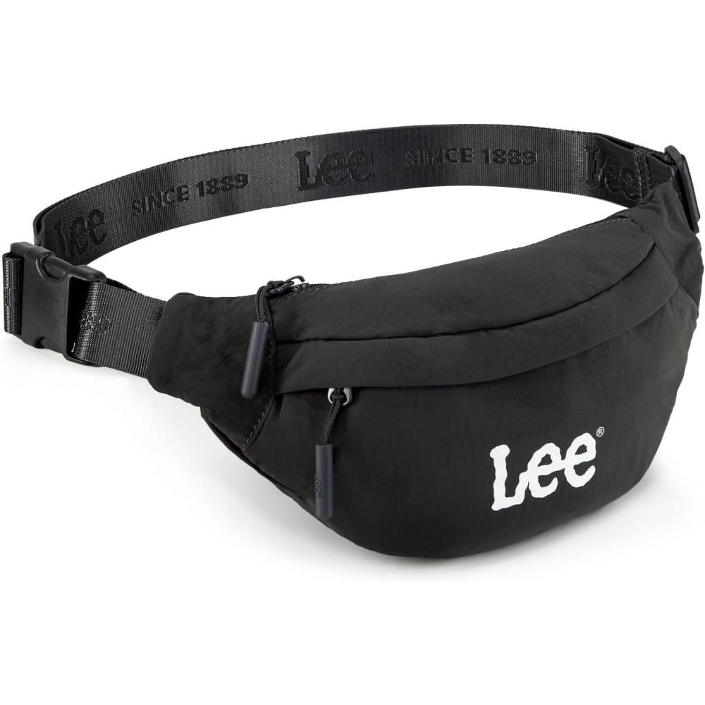 imageLee Fanny Packs for Women WaterResistant Crossbody Bag Lightweight Waist Pack for Travel ampamp Everyday Use BeigeDark Gray
