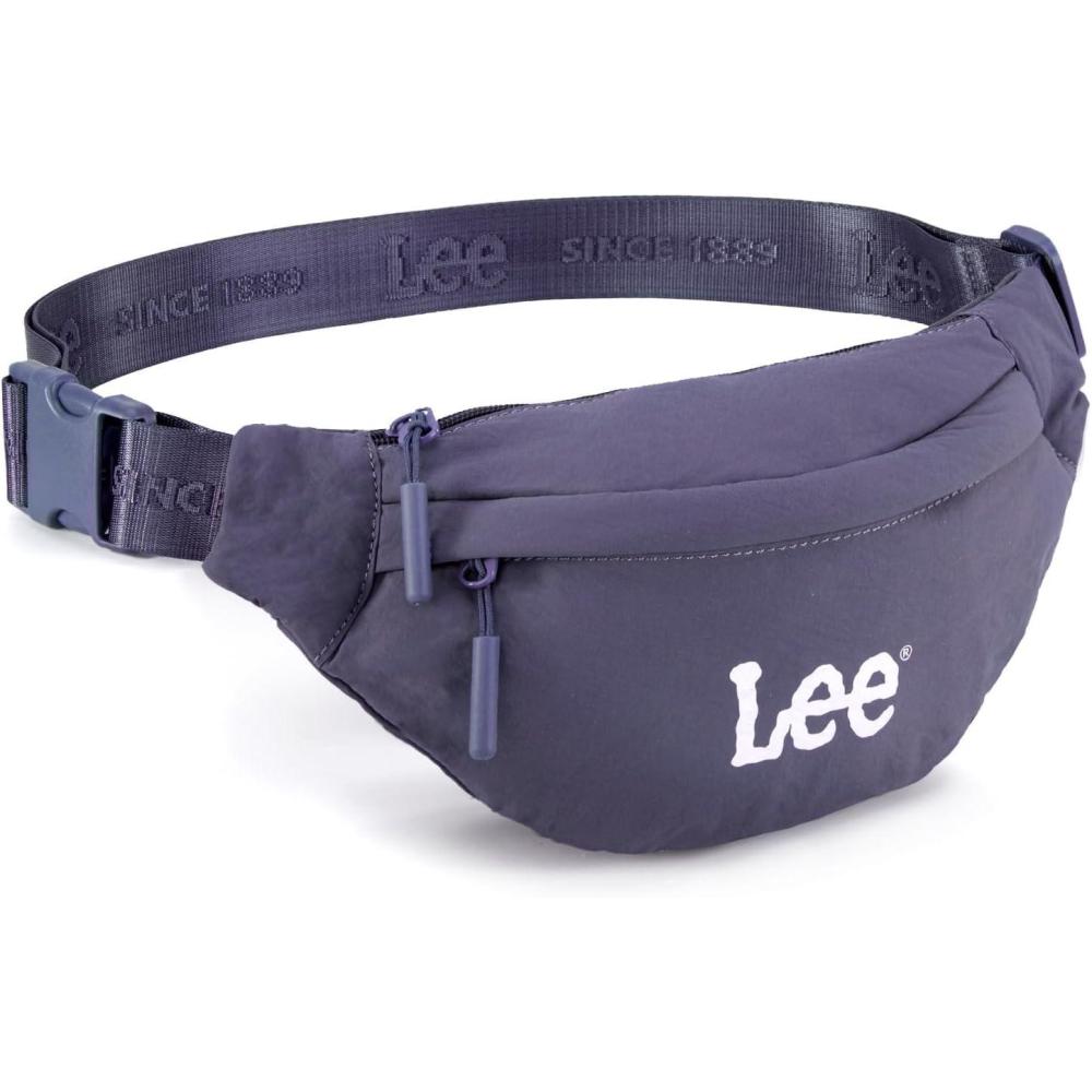 imageLee Fanny Packs for Women WaterResistant Crossbody Bag Lightweight Waist Pack for Travel ampamp Everyday Use BeigeTwilight Purple