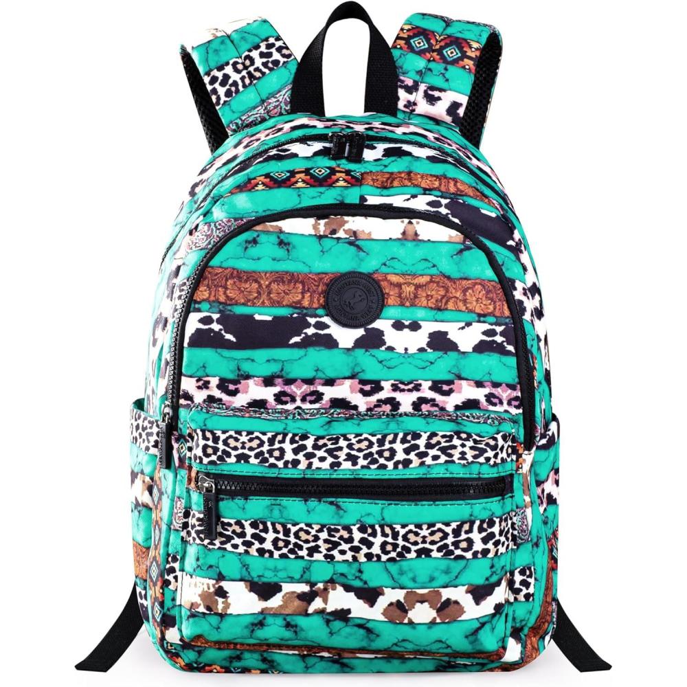 imageMontana West Backpack for Women Western Travel Backpack Purse Casual Daypack for Laptop CollegeA1boho Leopard 4