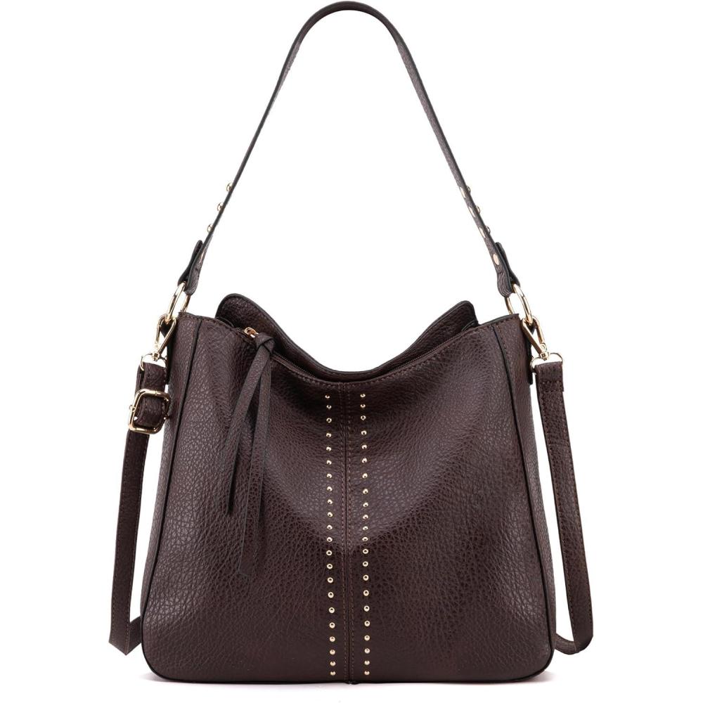 imageMontana West Hobo Bag for Women Crossbody Purse and Handbags Ladies Chic Shoulder BagsCoffee