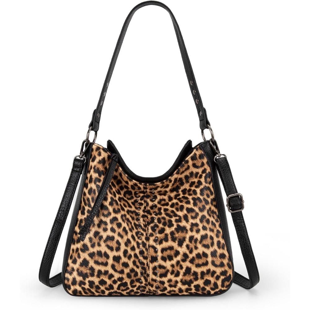 imageMontana West Hobo Bag for Women Crossbody Purse and Handbags Ladies Chic Shoulder BagsLeopard 1