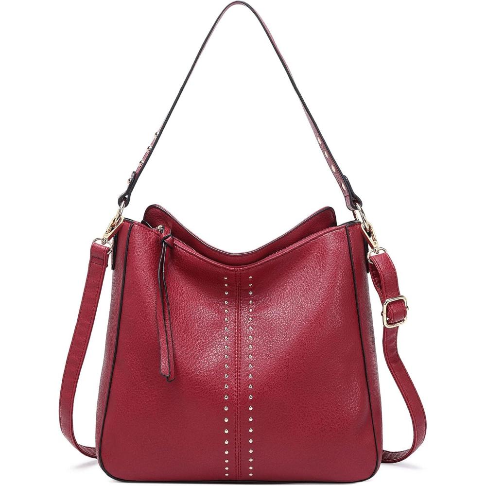 imageMontana West Hobo Bag for Women Crossbody Purse and Handbags Ladies Chic Shoulder BagsRed