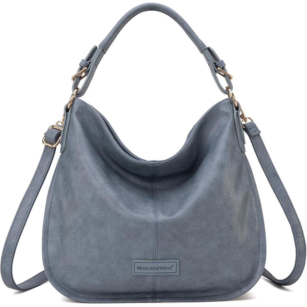 imageMontana West Hobo Bags for Women Shoulder Purses and HandbagsAcowboy Blue Mw