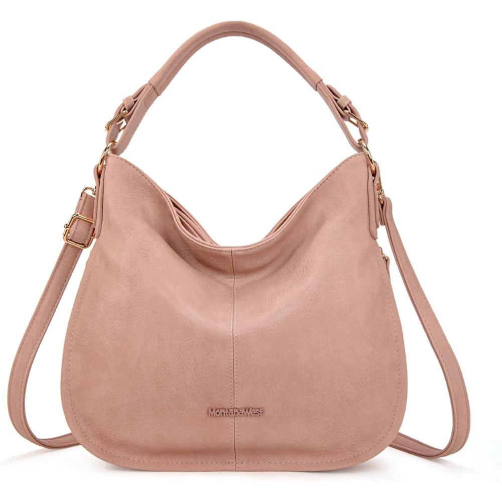 imageMontana West Hobo Bags for Women Shoulder Purses and HandbagsClassic Oriental Pink
