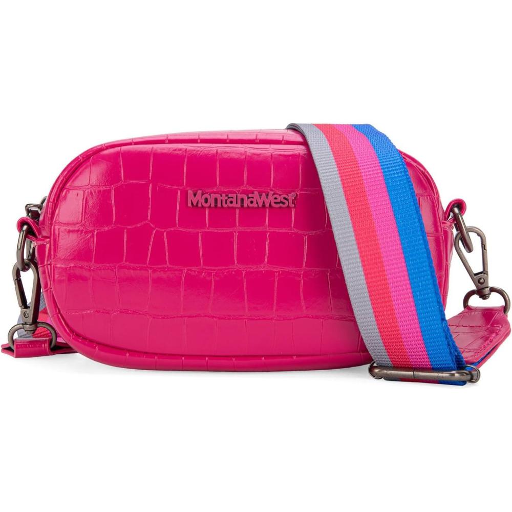 imageMontana West Small Crossbody Bags for Women Snapshot Camera Pouch Mini Crossbody PurseHot Pink2