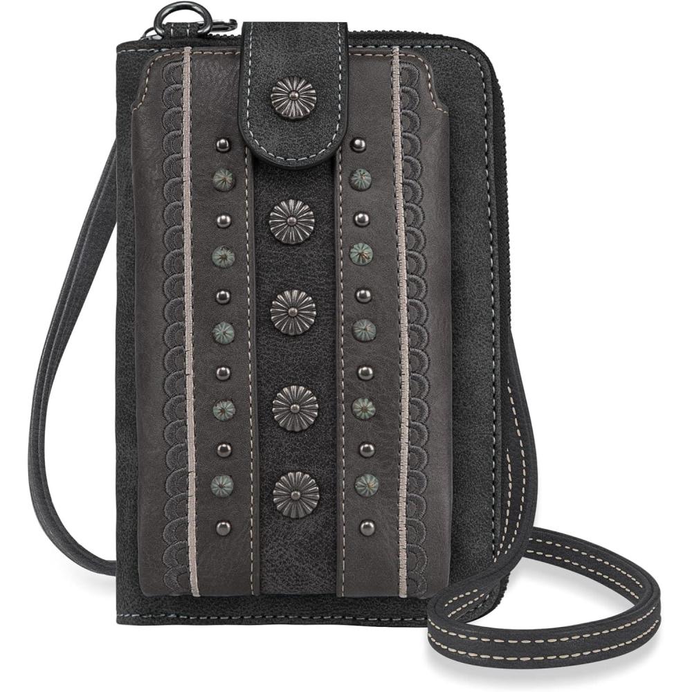 imageMontana West Small Crossbody Bags for Women Western Handbag with Cash SlotsBlack 2012