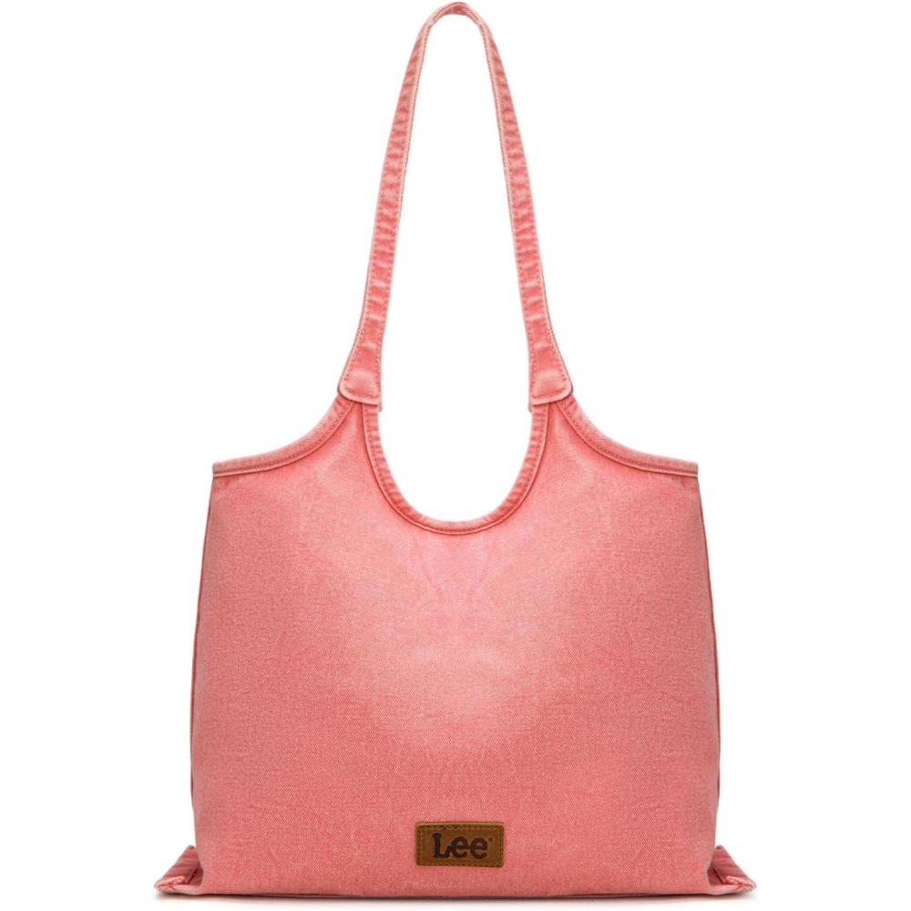 imageMontana West x Lee Denim Tote Bag for Women Casual Hobo Shoulder Bag ampamp Handbags for Work Travel ShoppingLeepink