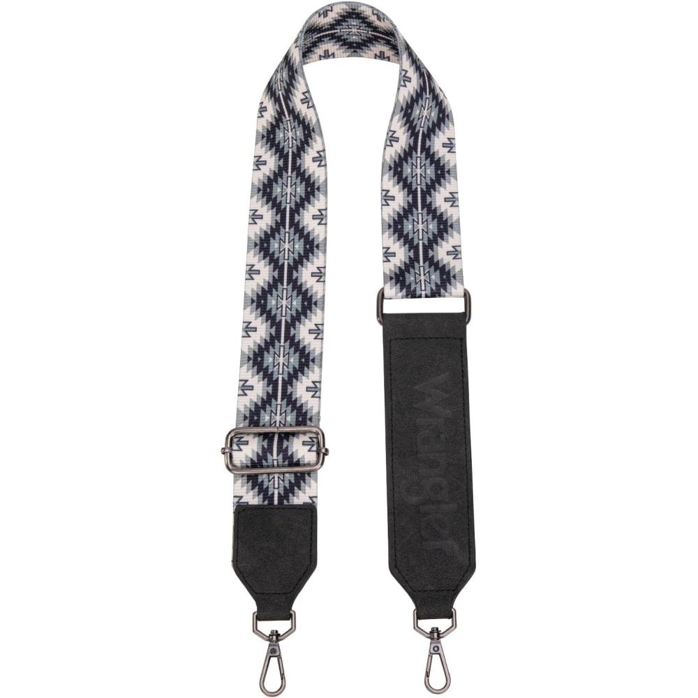 imageWrangler Strap Western Purse Straps Replacement Crossbody Handbag Adjustable Aztec Wide Guitar StrapStrapangel Diamond Black