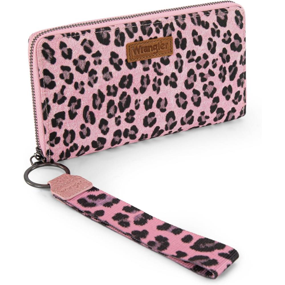 imageX Wrangler Wristlet Western Wallet Boho Aztec Credit Card Holder for WomenLPPink