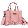 M Lepard Pink-guitar Strap