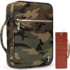 imageMontana West Bible Cover for Women Men with Leather Bookmark Book Carrying Cases Church Bag for Outdoor ProtectiveCamo