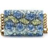 Snake Print Blue