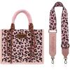 Wide Strap-leopard Pink