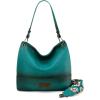 With Strap Distressed-turquoise