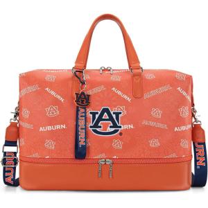 LSU Tigers Officially Licensed Duffle Bag – Water-Resistant Gym Duffel with Shoe & Wet Compartment, Weekender Carry-On Bag for Travel, Sports & Fitness | Purple, NCAA(AU-Orange)