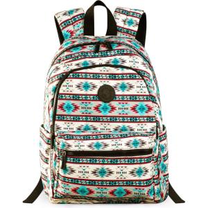 Montana West Backpack for Women Western Travel Backpack Purse Casual Daypack for Laptop College(A1-aztec Beige 4)