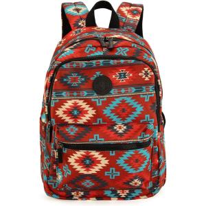 Montana West Backpack for Women Western Travel Backpack Purse Casual Daypack for Laptop College(Aztec Dark 4)