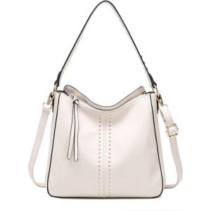 Montana West Hobo Bag for Women Crossbody Purse and Handbags Ladies Chic Shoulder Bags(Beige)