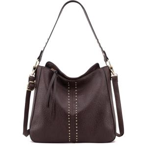 Montana West Hobo Bag for Women Crossbody Purse and Handbags Ladies Chic Shoulder Bags(Coffee)