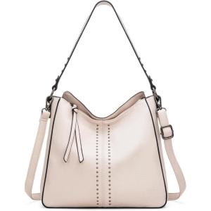 Montana West Hobo Bag for Women Crossbody Purse and Handbags Ladies Chic Shoulder Bags(Nude)
