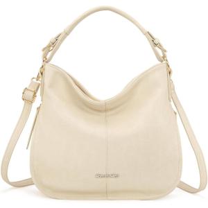 Montana West Hobo Bags for Women Shoulder Purses and Handbags(Classic Beige)