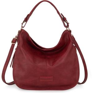 Montana West Hobo Bags for Women Shoulder Purses and Handbags(Red Mw)