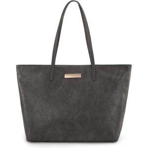 Montana West Medium Tote Bags for Women Shoulder Handbag with Zipper Lightweight Everyday Purse for Work, Travel, or Shopping(Grey)