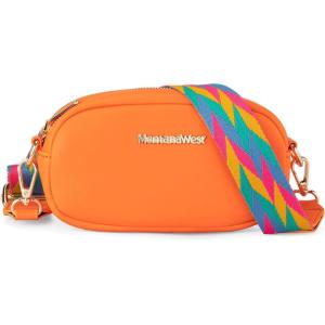 Montana West Small Crossbody Bags for Women Snapshot Camera Pouch Mini Crossbody Purse(Fluorescent Orange)