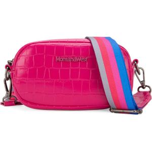 Montana West Small Crossbody Bags for Women Snapshot Camera Pouch Mini Crossbody Purse(Hot Pink2)