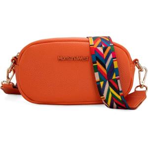 Montana West Small Crossbody Bags for Women Snapshot Camera Pouch Mini Crossbody Purse(Orange)