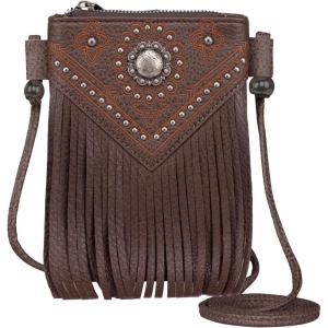 Montana West Small Crossbody Bags for Women Western Cell Phone Purse(Aa-coffee)