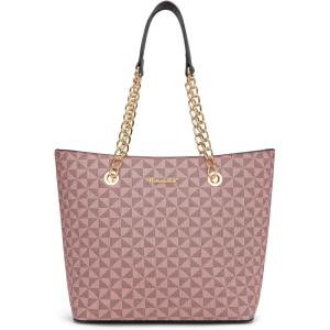 Montana West Tote Bag for Women Chain Top-handle Handbags(Pink)