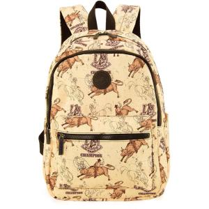 Montana West Western Backpack Purse for Women Lightweight Rucksack Casual Daypack for Laptop Travel MWB-4010-TQ(Bullfighting Champion 4)