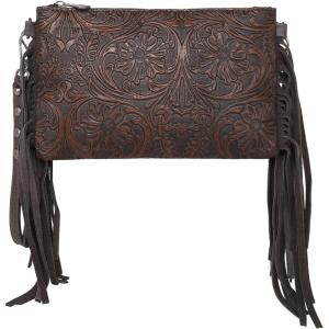 Montana West Western Purse for Women Crossbody Bag Wristlet Clutch Purse(A3 Coffee)