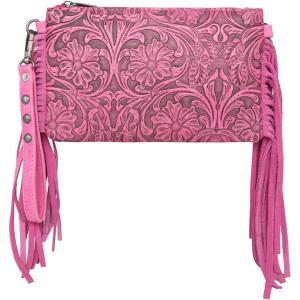 Montana West Western Purse for Women Crossbody Bag Wristlet Clutch Purse(A3 Hot Pink)
