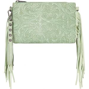 Montana West Western Purse for Women Crossbody Bag Wristlet Clutch Purse(A3 Light Green)