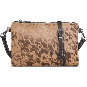Montana West Western Purse for Women Crossbody Bag Wristlet Clutch Purse(Coffee4)