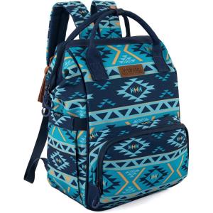Montana West Wrangler Callie Diaper Bag Backpack with Stroller Straps Multifunction Baby Travel Bag WG2204-9110BK(Navy)