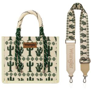 Montana West Wrangler Tote Bag Western Satchel Bags for Women with Braided Rope Handles(Wide Strap-beige)