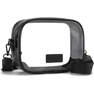 Montana West X Wrangler Clear Bag for Stadium Events Crossbody Purse for Concerts, Sports(Black)