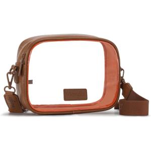 Montana West X Wrangler Clear Bag for Stadium Events Crossbody Purse for Concerts, Sports(Brown)
