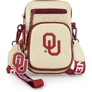 Official LSU Tigers Crossbody Bag – NCAA Licensed Personalized Graduation Gift, Small Purse with Adjustable Strap & Card Slots for Her & Him | Game Day Hands-Free Solution, Travel Essential(Ou-tan)