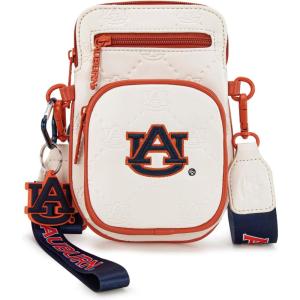Official LSU Tigers Crossbody Bag – NCAA Licensed Personalized Graduation Gift, Small Purse with Adjustable Strap & Card Slots for Her & Him | Game Day Hands-Free Solution, Travel Essential(Au-beige)
