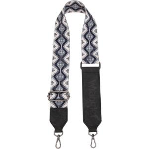 Wrangler Strap Western Purse Straps Replacement Crossbody Handbag Adjustable Aztec Wide Guitar Strap(Strap-angel Diamond Black)