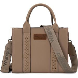 Wrangler Tote Bags for Women Top-handle Handbags and Purse for Women with Adjustable Strap(A Classic Khaki)